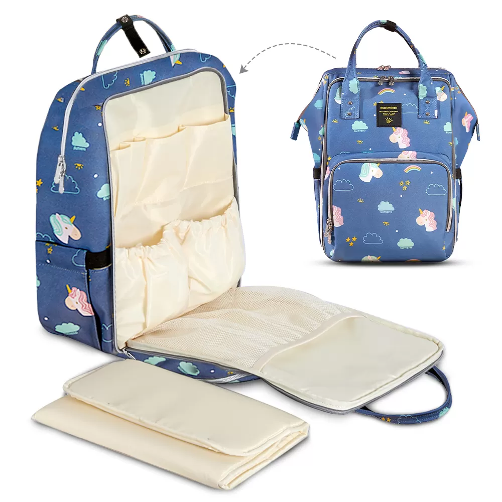 Diaper backpack with stroller hot sale straps